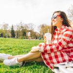 woman relaxing after treatment with AOD-9604 in Arlington