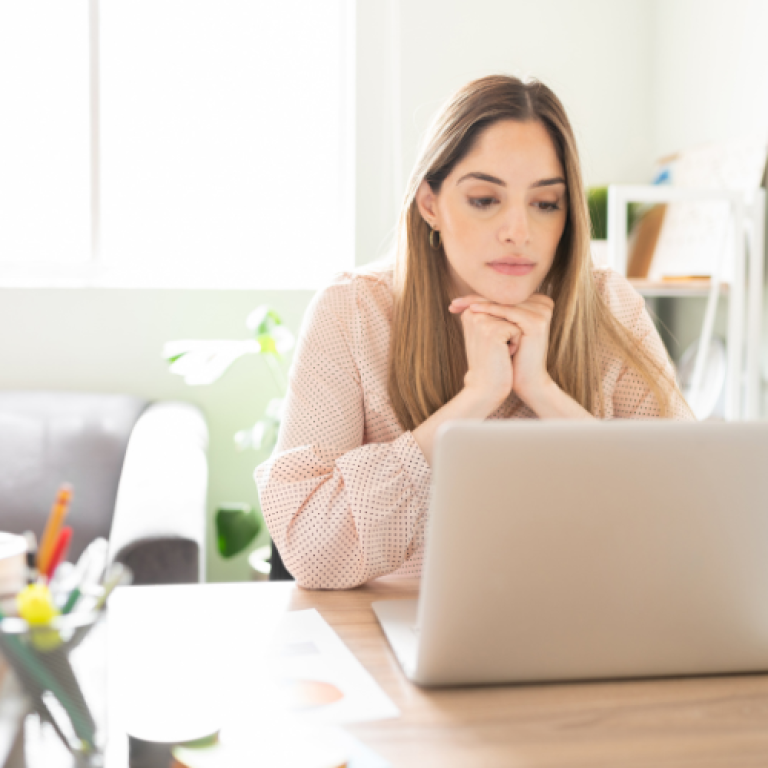 woman researching Ozempic weight loss treatment in Northern Virginia