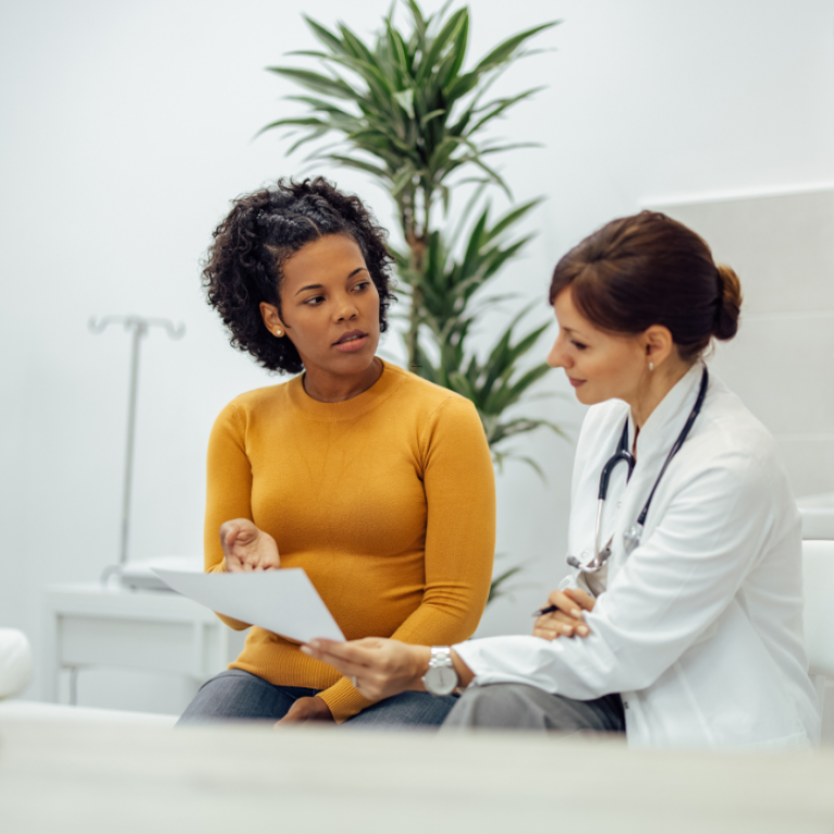 woman seeking same-day weight loss injections in Virginia