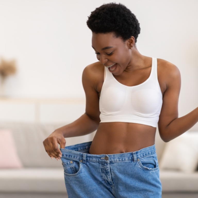 happy weight loss patient after semaglutide shots Arlington