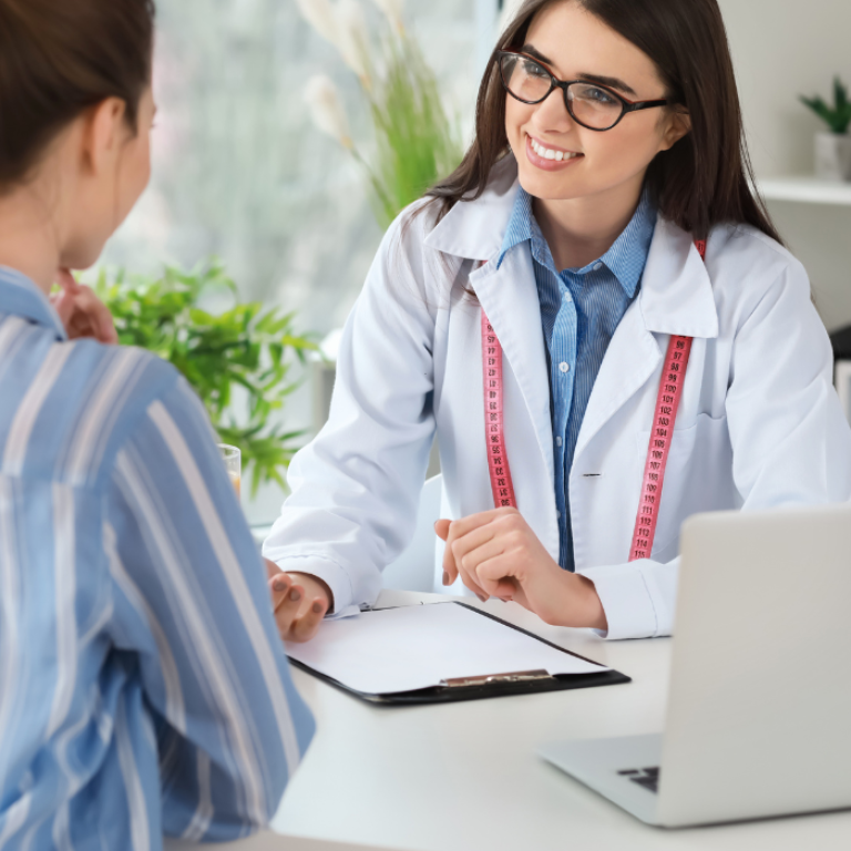 women discussing weight loss plans in Fairfax