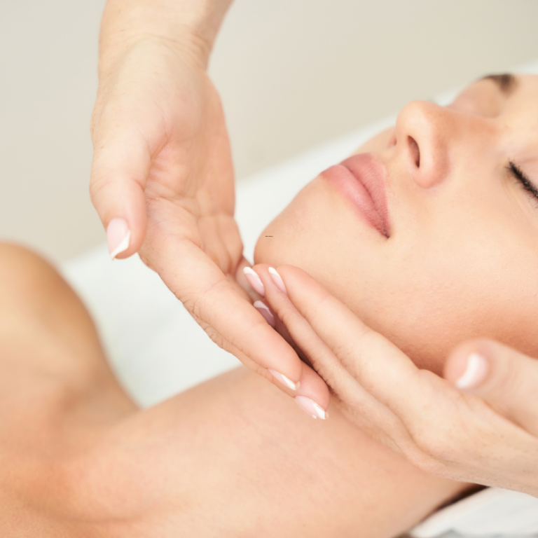 woman maintaining youthful skin in loudoun county